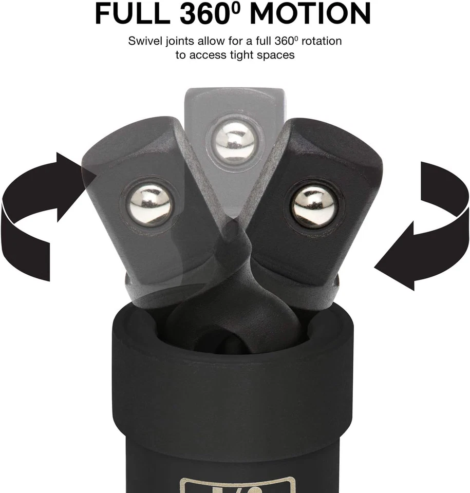 02486A Juego de unión universal de impacto y dado giratorio, dado - Image 2 of 4