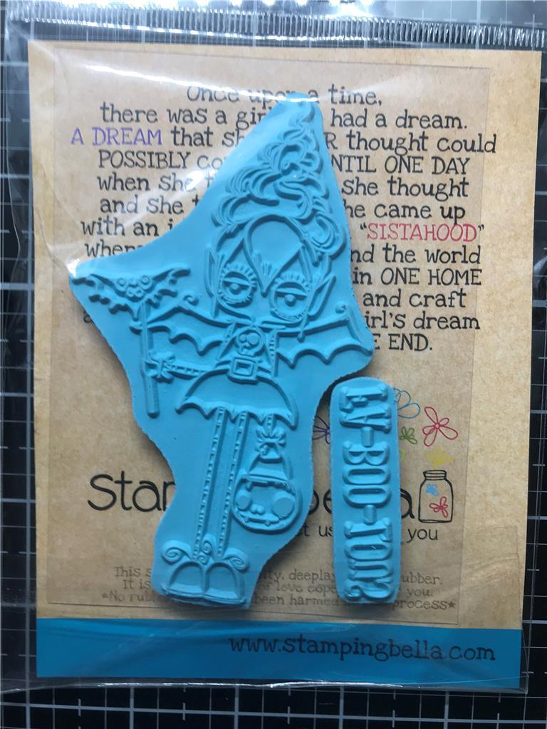 New Stamping Bella Cling Rubber Stamp Halloween ODDBALL VAMPIRE SET | eBay