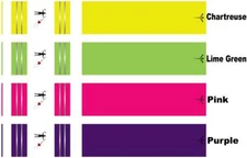 White Water Archery Blackbeard's Flag Pirate Traditional 3 Arrow Wraps 15 Pc