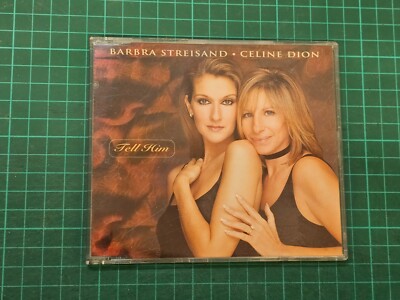 Barbara Streisand Ft Celine Dion - Tell Him 3 Track CD Single 1997 Female Duo