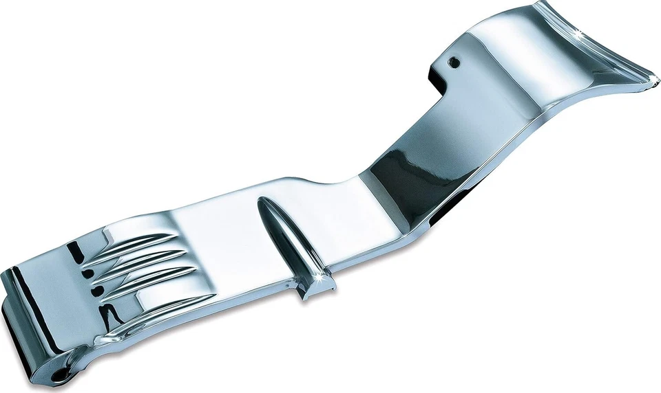 Cubierta primaria interior cromada Kuryakyn 8294 y extensión delantera 8370 Harley FLT 90-06 Foto 3 de 4