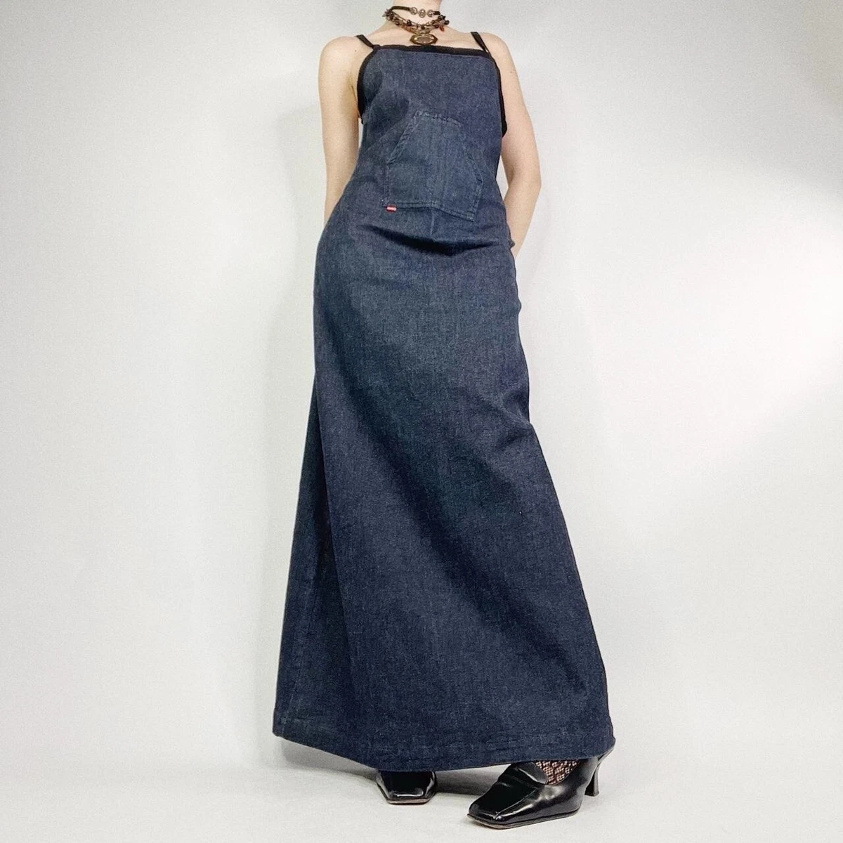 Denim Maxi Dresses for Women for sale | eBay UK