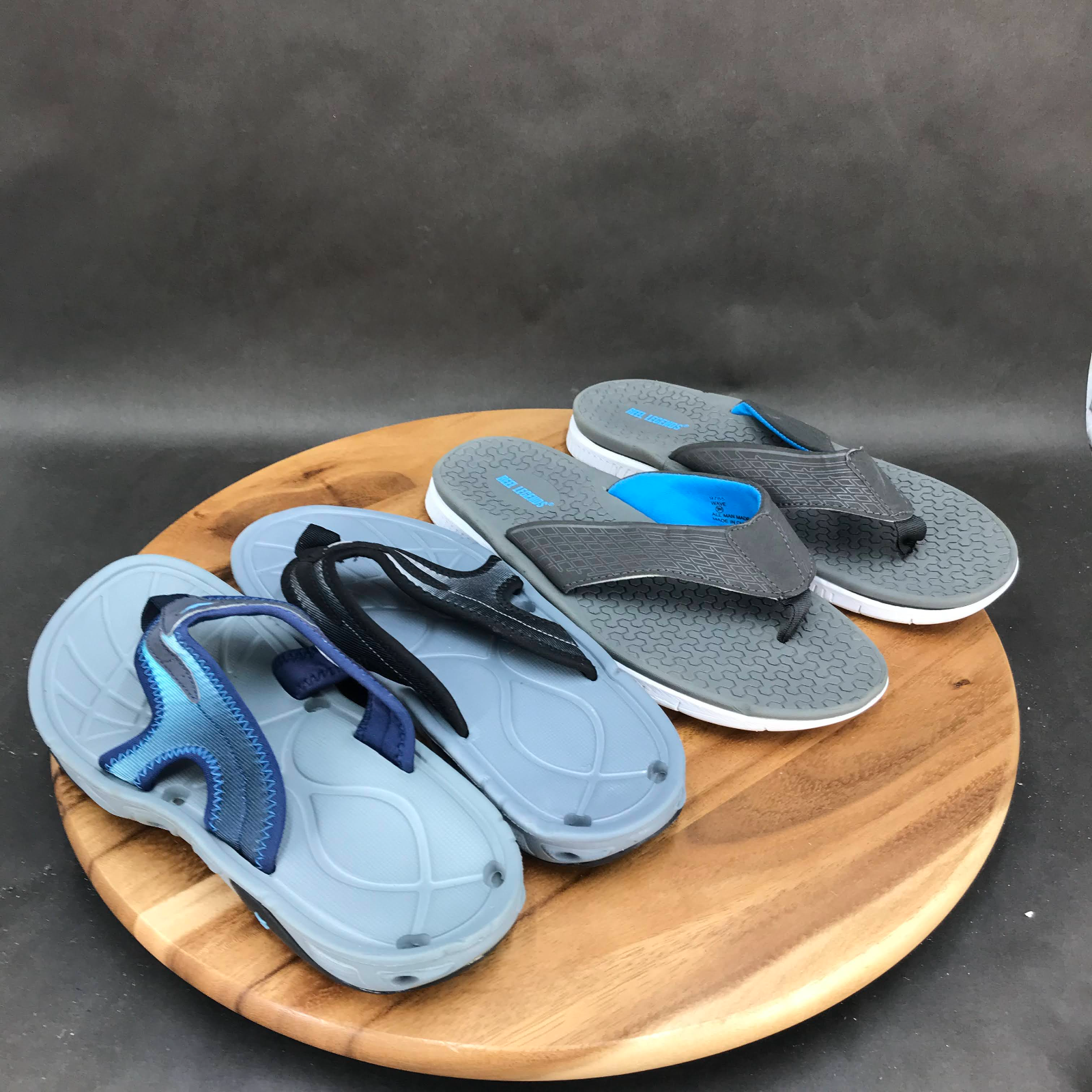 mens flip flops fishing