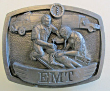 VTG Metal EMT Belt Buckle of America Made in USA Masterpiece Collection BA-461
