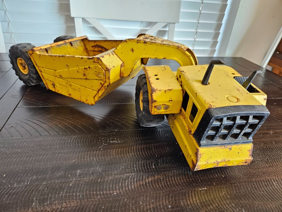 Vintage Tonka toys Mighty Scraper tractor, parts or restoration eBay