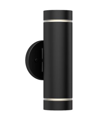 Outdoor Wall Light Modern Exterior Wall Sconce Black Waterproof Hallway READ!!