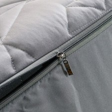 Quilted Zippered Mattress Protector Cover Queen Breathable Thick Soft Bed Cover