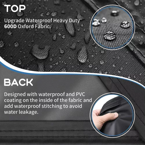 108IN 600D Heavy Duty Patio Furniture Covers Waterproof Outdoor Table Protector - Picture 7 of 9