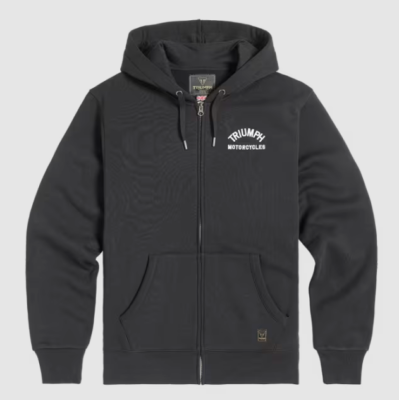 Triumph Motorcycle Dolan Full Zip Hoodie Black MSWS2342 | eBay