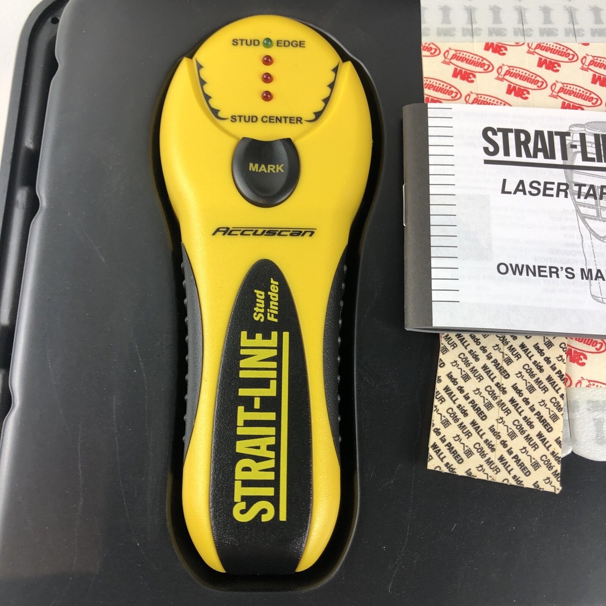 Strait-Line Set Stud Finder, Sonic Laser Tape, Laser Level