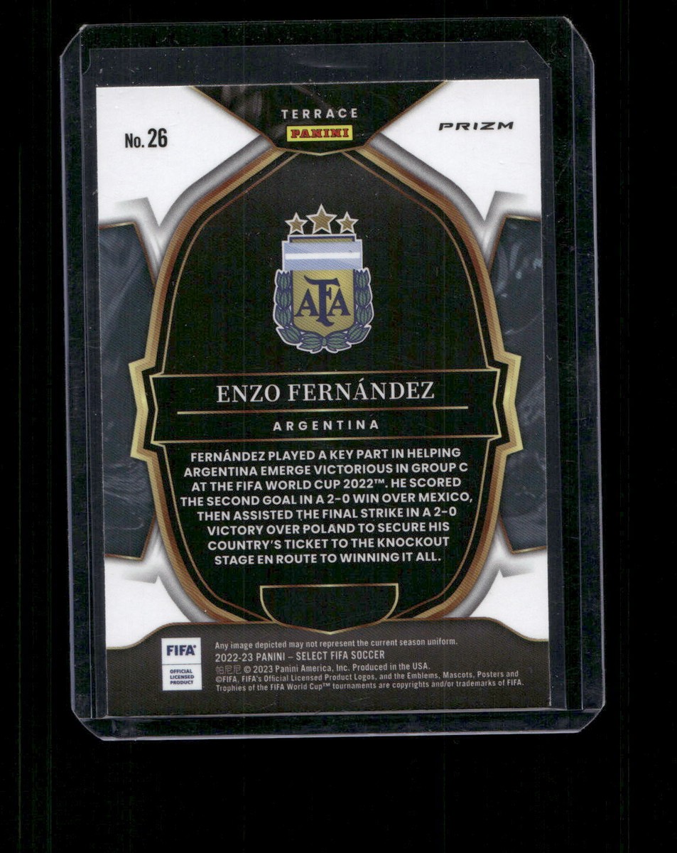 2022-23 Panini Select FIFA #26 Enzo Fernandez Red Wave | eBay