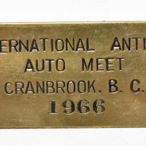 1966 Antique Car American Canadian International Meet Cranbrook British Columbia - 第 1/3 張圖片