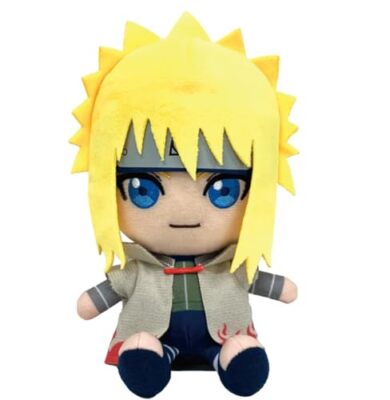 Bandai Namco Nui Naruto Minato Namikaze Chibi Plush Toy New
