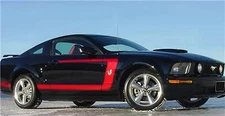 FASTBACK 1 Side C Stripes Decal 3M Pro Vinyl Graphic fits Ford Mustang 2005-2009