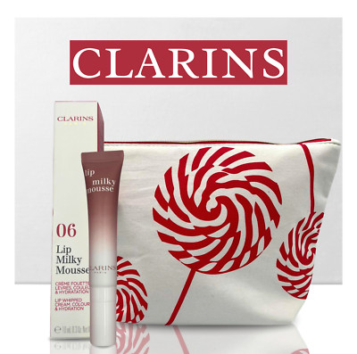 Clarins Lip Milky Mousse 06 Milky Nude Hydrating Whipped Cream 10ml Neu