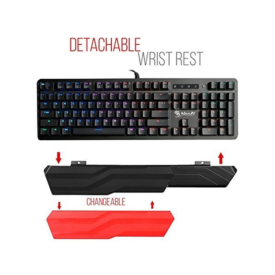Bloody Gaming B975 Light Strike Optical Gaming Computer Keyboard |Instant Act... - Image 2 of 3