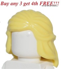    NEW Lego Minifig Hair Female Girl Yellow BLONDE Long Princess Braided