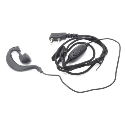 2Pin MIC Headset Earpiece Mic for KENWOOD BAOFENG UV5R Radio Walkie Talkie