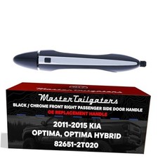 Exterior Door Handle Black/Chrome Replacement for Kia Optima 2011 , Optima