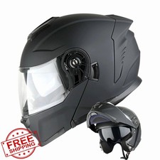 1Storm Modular Flip Up Motorcycle Helmet Dual Visor Sun Shield HJK920