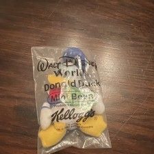 Kellogg's Donald Duck Mini Beanbag Plush Disney 2001