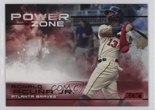 2019 Topps Stadium Club Power Zone Red Foil Ronald Acuna Jr #PZ-15 4f5