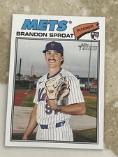 Brandon Sproat New York Mets 2026 Topps Heritage Rookie Card RC #118