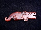 Old Nephrite Jade Stone Carved HongShan Culture Ancient Foo Dog Lion #12202201 — photo 1