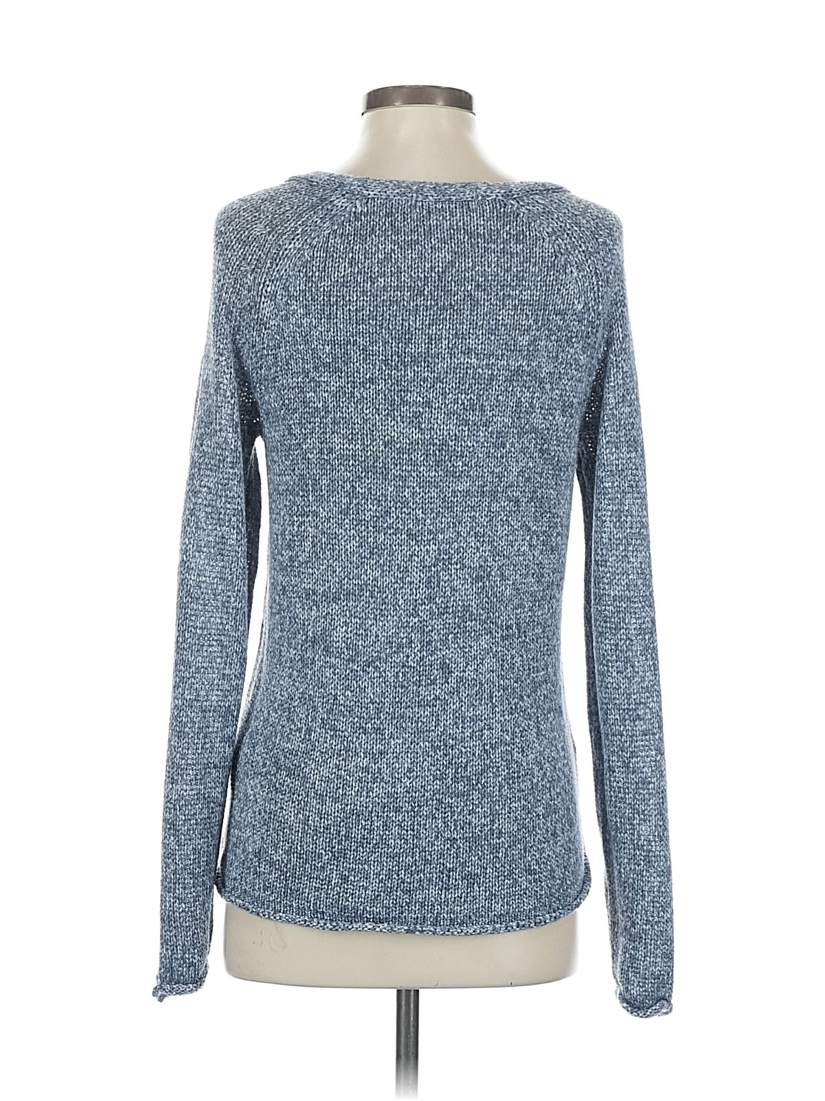 H&M Women Blue Pullover Sweater XS thumbnail 2