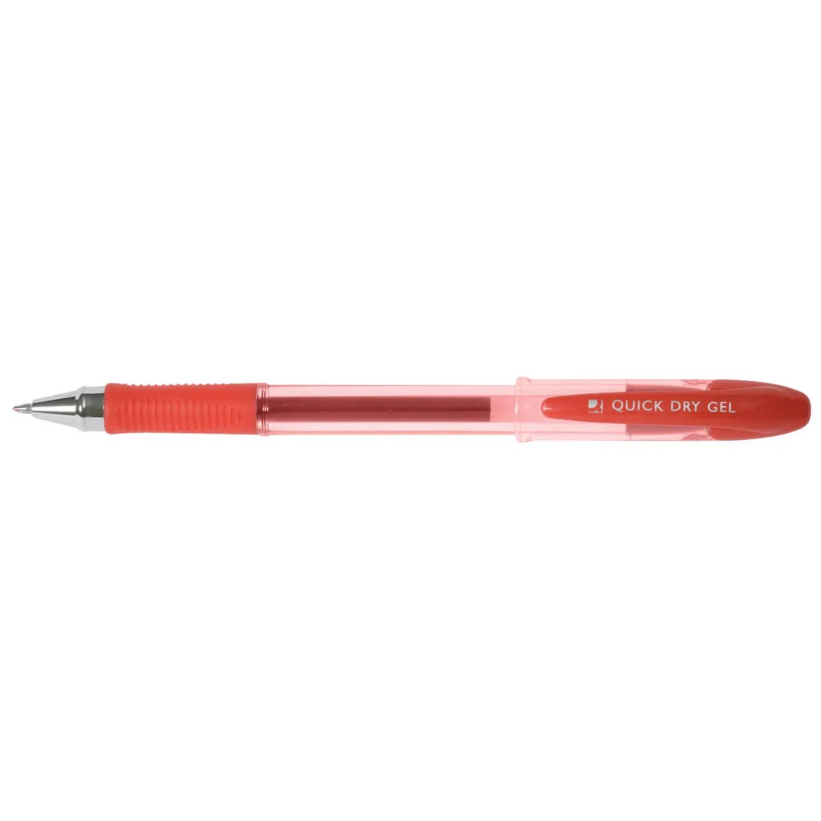 Q-Connect Delta Gel Pen Medium Red (Pack of 12) KF00680 - Image 2