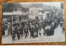 Bar sur Seine (Aube) - Fête du Champagne le 4 Septembre 1921 - Char de Buxeuil,