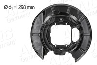 AIC Ankerblech Spritzblech Bremsscheibe Hinten Rechts FüR BMW 5Er E39