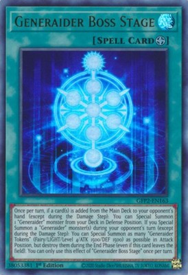 x3 Generaider Boss Stage - GFP2-EN163 - Ultra Rare - 1st Edition Yu-Gi-Oh! M/NM