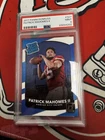 PSA 9 2017 Panini Donruss Patrick Mahomes II Rated Rookie #327