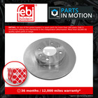 2x Brake Discs Pair Vented Front 252mm 108511 Febi Set 51712B4000 51712B9000 New
