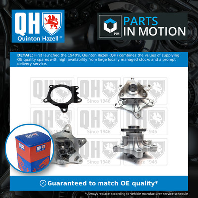 Water Pump QCP3431 Quinton Hazell Coolant 1610029155 1610029156 1610029157 New