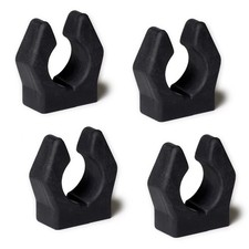 Billiard Pool Cue Rack Rubber Clips, Pack of 4
