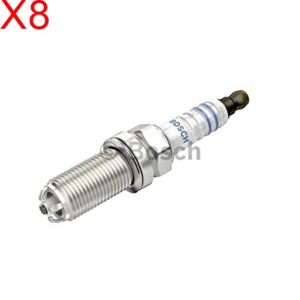BOSCH Spark Plug x8 pcs for VOLVO V50 S40 II 2 C70 Convertible C30 MS 2.4L 2004-