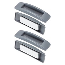4Pcs Adhesive Cabinet Handles 4.3" Drawer Handle for Closet Gray
