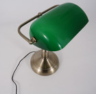 Vintage Green Bread Reading Desk Lamp, Independent Glass Bedside Lamp, Zippered — photo 8