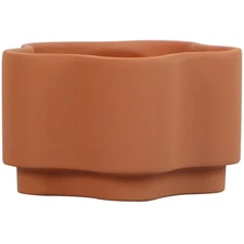 Mainstays 8in Gemeni Terra Planter, Terracotta
