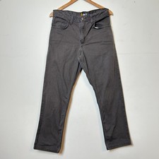 Carhartt Relaxed Fit Tapered Leg Canvas Work Pants Dark Gray 32x30
