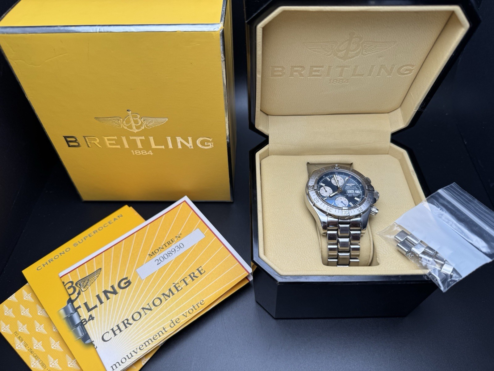 Authentic Breitling Superocean Chronometer A13340… - image 12