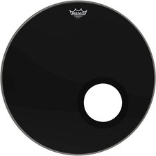 Remo Ebony Powerstroke 3 Resonant Bass Drum H...