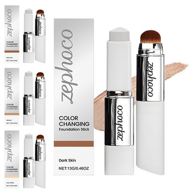 Neu 2-in-1 White Foundation Stick Colour Changing Concealer Stick Tragbar