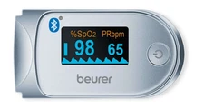 Beurer Digital Pulse Oximeter Bluetooth Blood Oxygen Heart Rate Monitor PO06