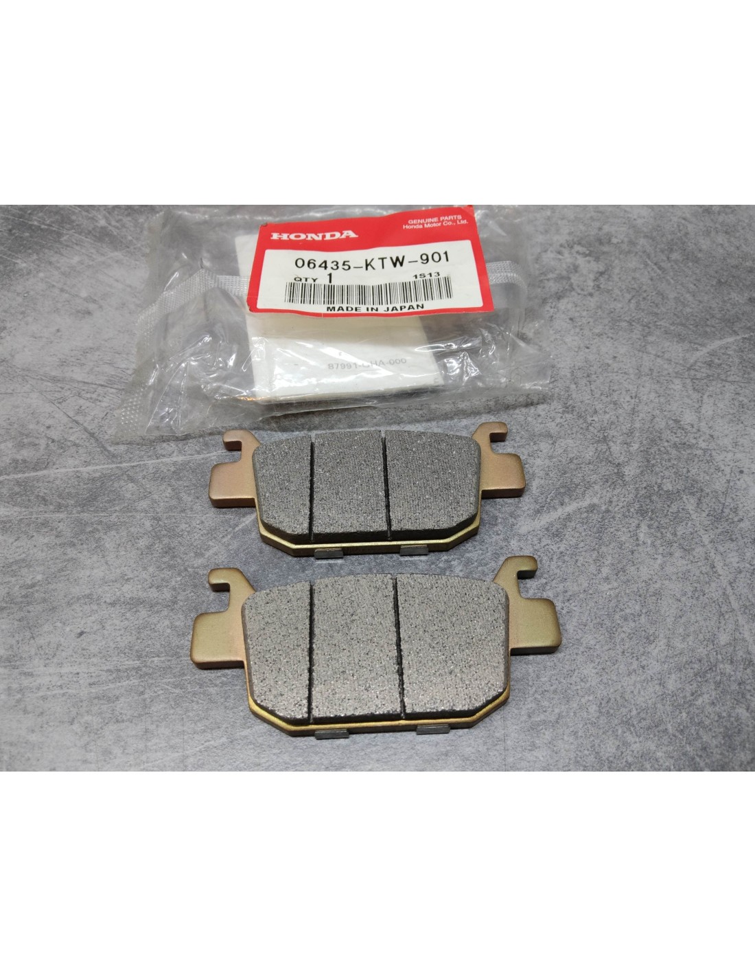 Plaquettes frein arriere SH300 Honda endurance thermique anti-bruit