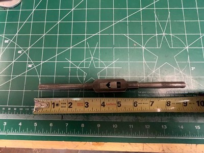 MACHINIST HmDrcB  LATHE MILL Machinist Vintage Greenfield No 4 Tap Wrench Tool