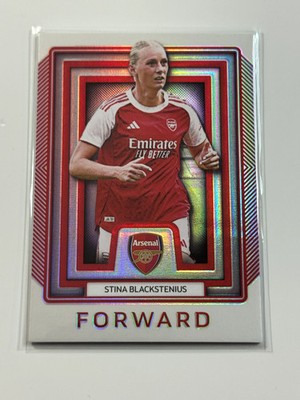2025-26 Futera Platinum Arsenal Red Parallel #39 Stina Blackstenius 14/39