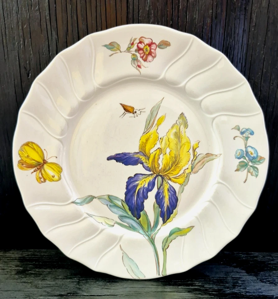 Lot De 12 Coupelles Villeroy & Boch Luxembourg - Porcelaine Blanche Motif Quadrillé - Vintage